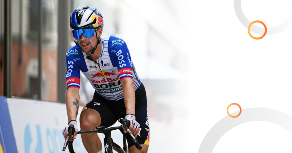 Primoz Roglic racing for Red Bull-BORA-hansgrohe at La Vuelta 2026