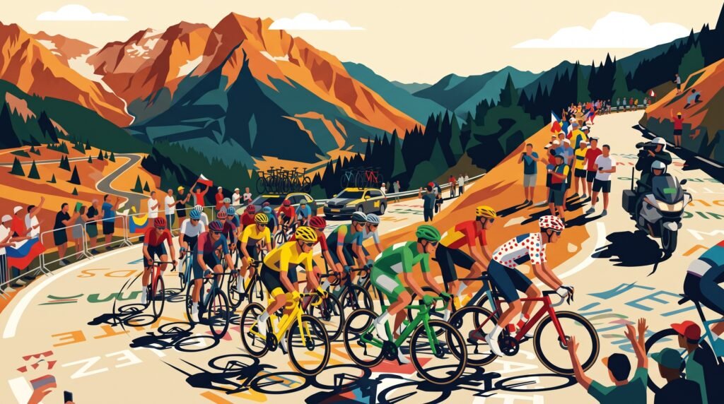 Illustration: Tadej Pogačar and the world's highest-paid professional cyclists in 2026.