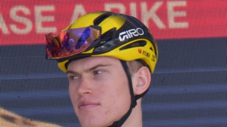 Per Strand Hagenes (Per Strand Hagenes at the team presentation of the 2025 Four Days of Dunkirk)
